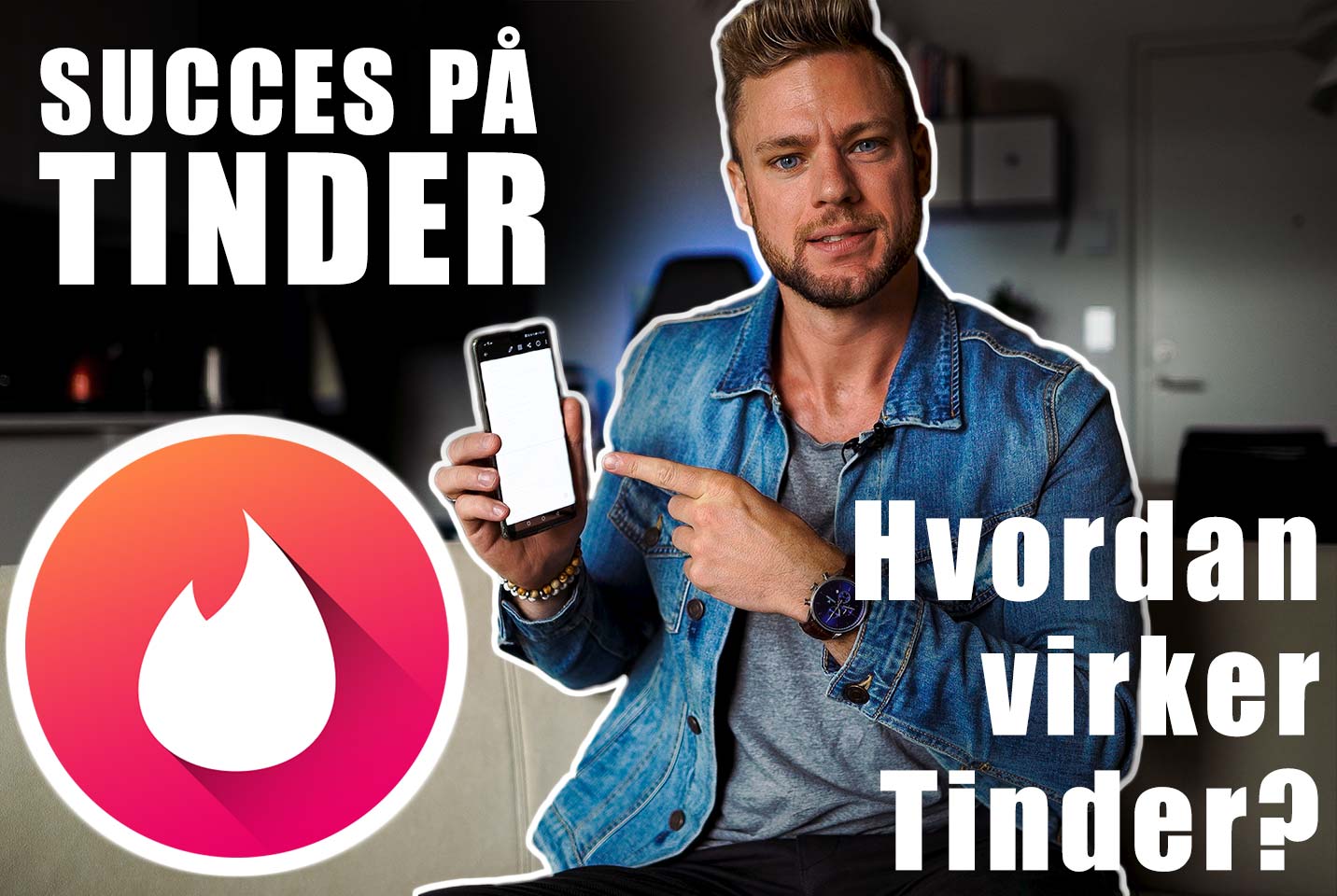 Hvordan virker Tinder og hvordan får man flere matches. Dating coach, selvtillids coach, selvværds coach og tinder billeder og coach forløb